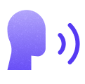 talking person