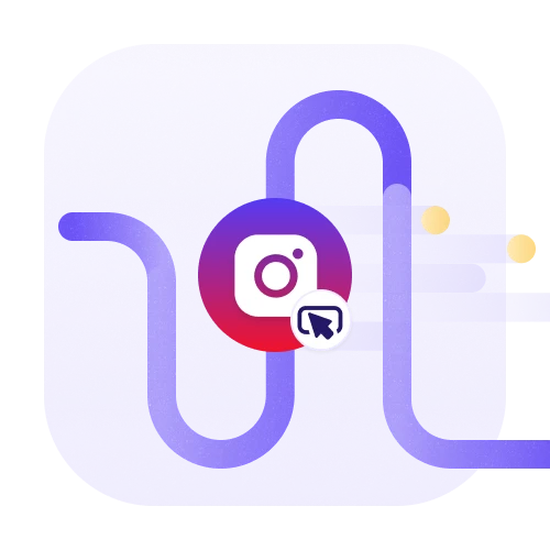 Awareness phase of customer journey, Instagram click
