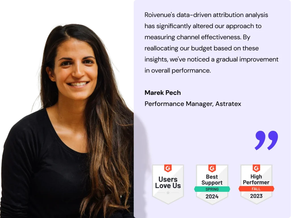 Performance manager with quote on right side