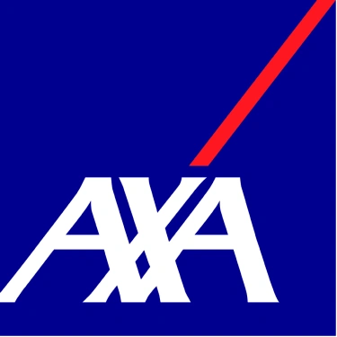 AXA company logo on a transparent background