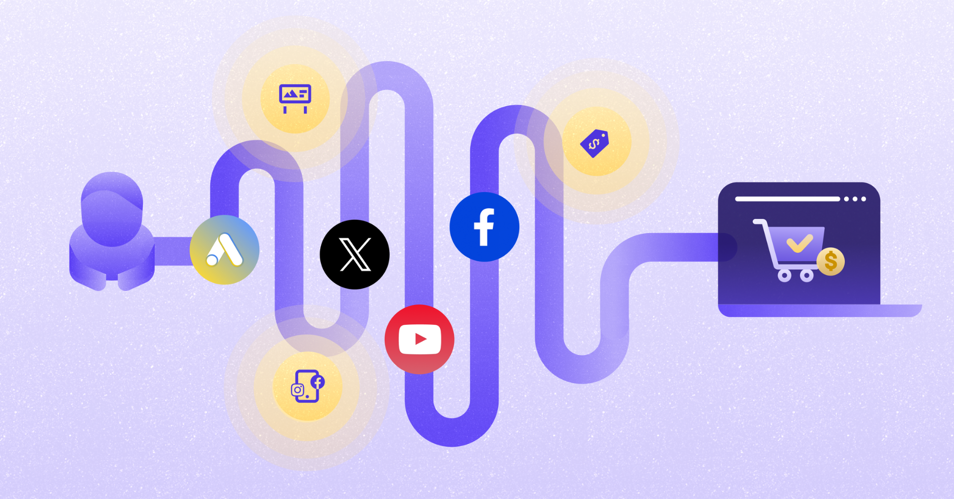 Customer journey illustration